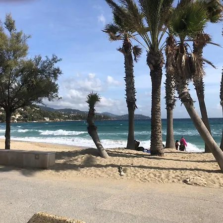 Le Lavandou, Rez De Jardin Dans Villa, 300 M Plages, Vue Mer, 5 Couchages *